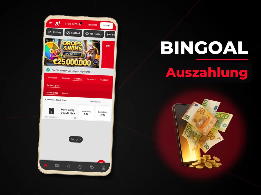 bingoal - Auszahlung