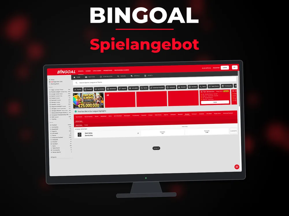 bingoal - Spielangebot
