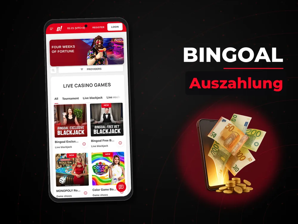 bingoal - Auszahlung